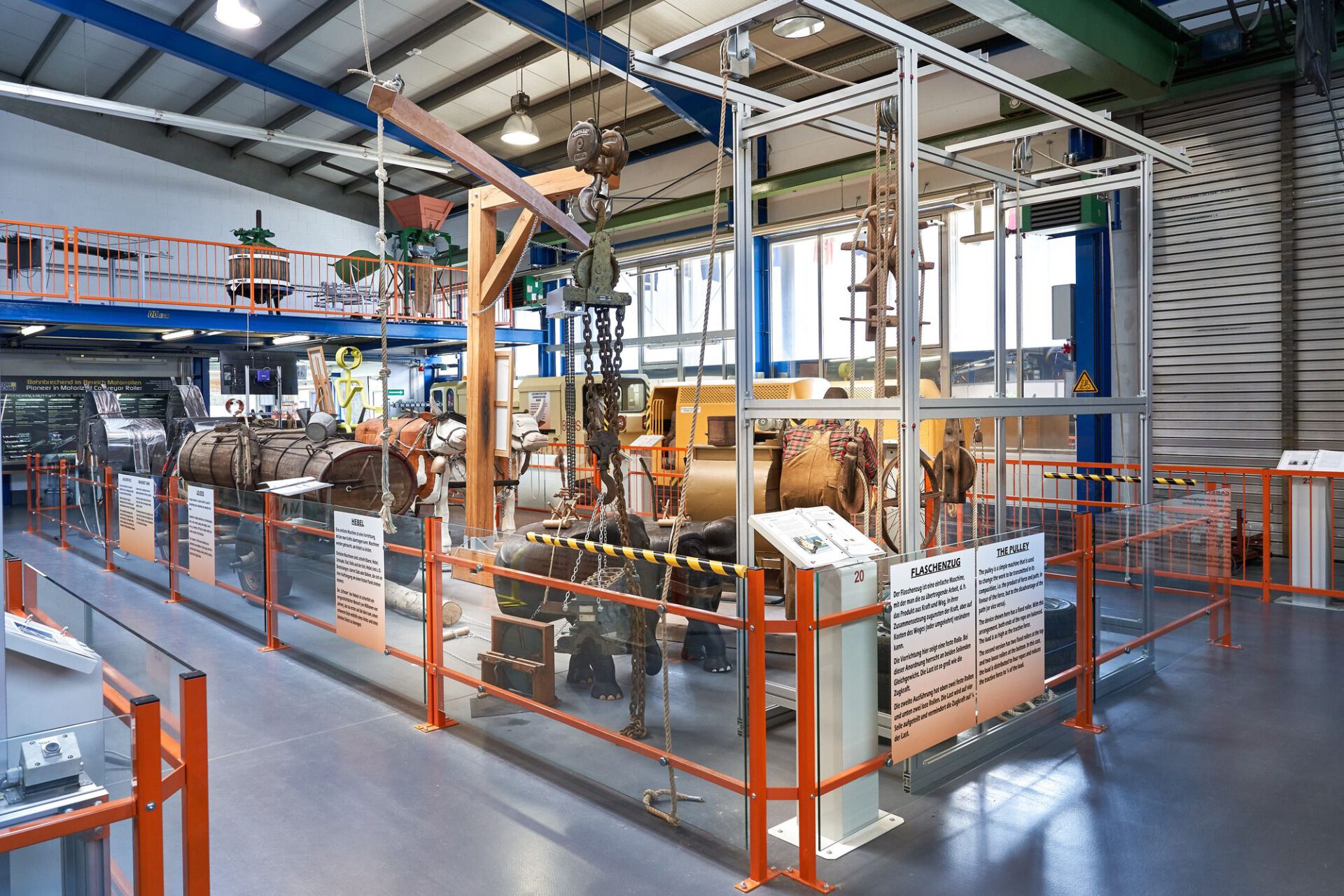 Ausstellungsraum der Zugmaschinentechnik