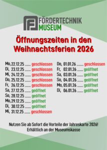 Öffnungszeiten Weihnachtsferien 2025 2026